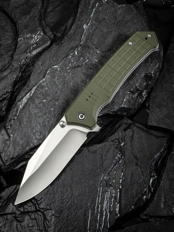 Civivi Tacticorix Linerlock Knife - Green G10 Handle