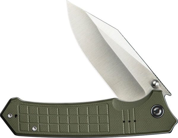 Civivi Tacticorix Linerlock Knife - Green G10 Handle