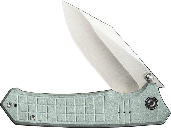 Civivi Tacticorix Linerlock Knife - Gray Shredded G10