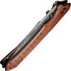 Civivi Tacticorix Damascus Linerlock - Brown Wood Handle