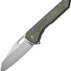 Civivi Nugz Green Micarta Linerlock Folding Knife
