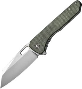 CIVC230602.jpg Civivi Nugz Green Micarta Linerlock Folding Knife