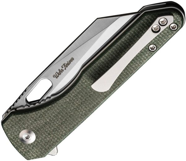Civivi Nugz Green Micarta Linerlock Folding Knife