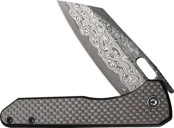 Civivi Nugz Damascus Carbon Fiber Linerlock Knife