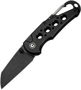 Civivi Pragma Black Button Lock Wharncliffe Knife