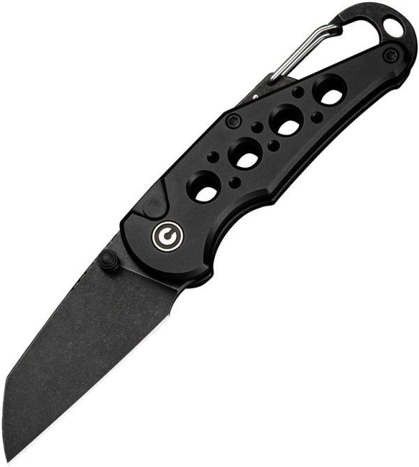 Civivi Pragma Black Button Lock Wharncliffe Knife
