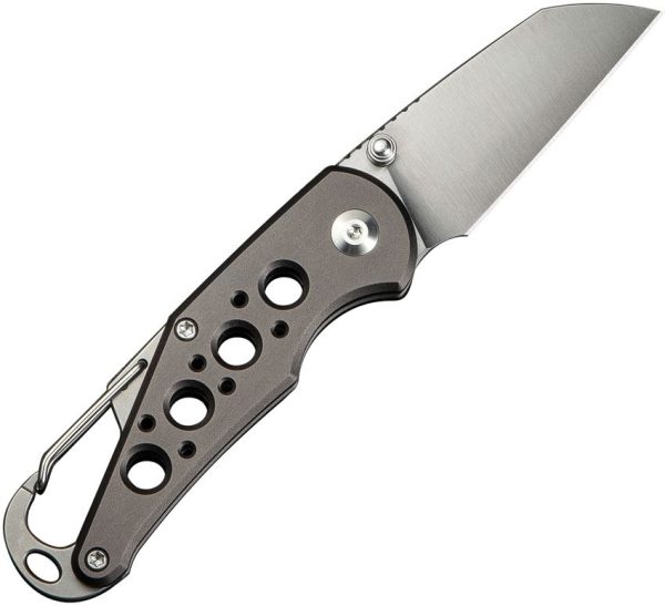 Civivi Pragma Gray Button Lock Wharncliffe Knife