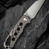 Civivi Pragma Gray Button Lock Wharncliffe Knife