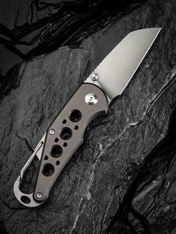 Civivi Pragma Gray Button Lock Wharncliffe Knife
