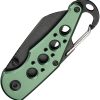 Civivi Pragma Green Button Lock Wharncliffe Knife