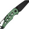 Civivi Pragma Green Button Lock Wharncliffe Knife