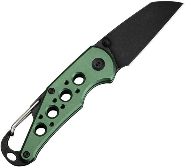Civivi Pragma Green Button Lock Wharncliffe Knife