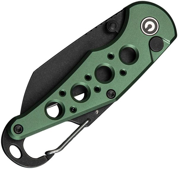 Civivi Pragma Green Button Lock Wharncliffe Knife