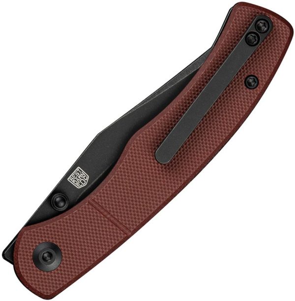 Civivi Clingman Linerlock Burgundy G10 Folding Knife