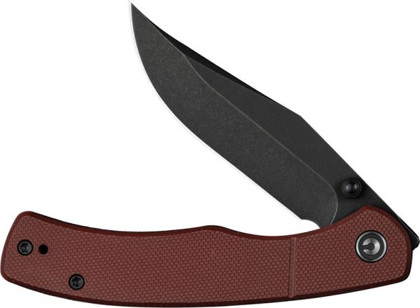 Civivi Clingman Linerlock Burgundy G10 Folding Knife
