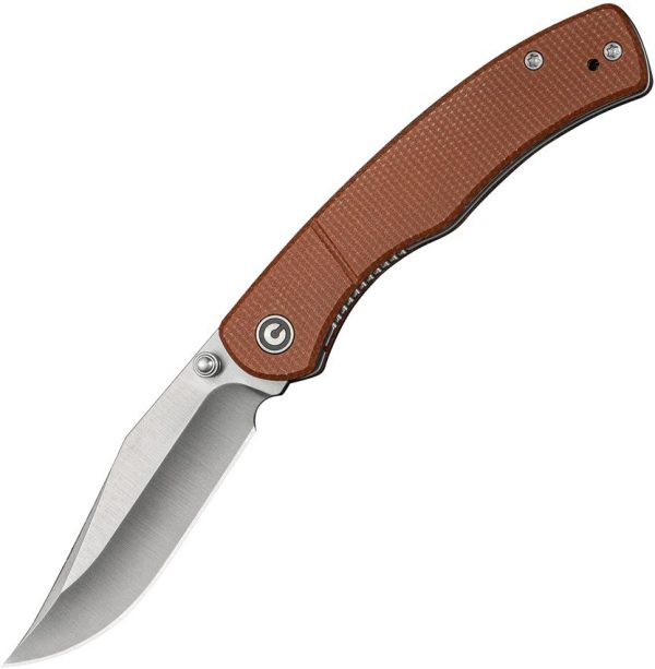 Civivi Clingman Linerlock Brown Micarta Folding Knife
