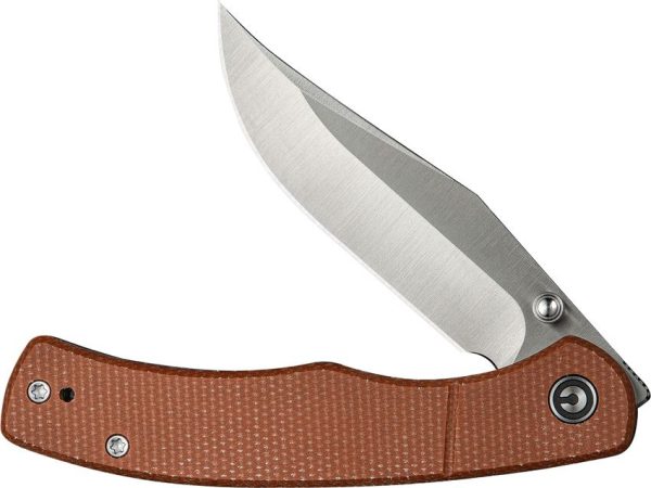 Civivi Clingman Linerlock Brown Micarta Folding Knife