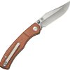 Civivi Clingman Linerlock Brown Micarta Folding Knife