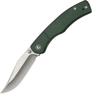 CIVC230654.jpg Civivi Clingman Linerlock Green Micarta Folding Knife