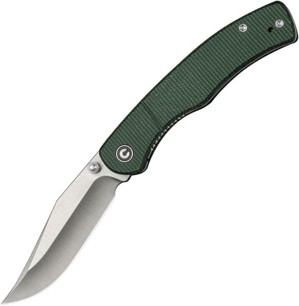 CIVC230654.jpg Civivi Clingman Linerlock Green Micarta Folding Knife