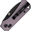 Civivi Baby Banter 2 Crossbar Lock Purple Aluminum