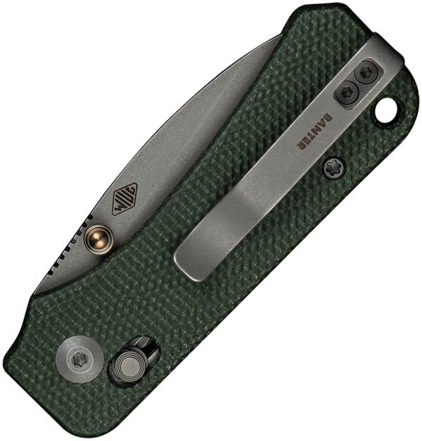 Civivi Baby Banter 2 Crossbar Lock - Green Micarta