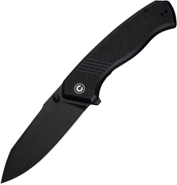 Civivi Placoid Linerlock Black G10 Clip Point