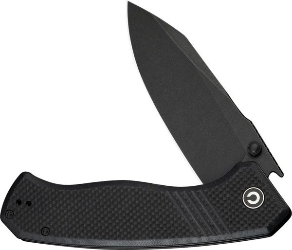 Civivi Placoid Linerlock Black G10 Clip Point