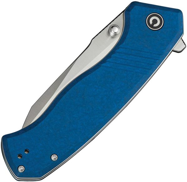 Civivi Placoid Linerlock Blue Shredded G10
