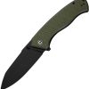 Civivi Placoid Linerlock OD Green G10