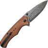 Civivi Photonix Linerlock Damascus Wood Handle