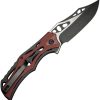 Civivi Biophase Button Lock Burgundy G10 Overlay