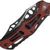 Civivi Biophase Button Lock Burgundy G10 Overlay