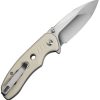Civivi Triptych Button Lock Folding Knife - Ivory G10