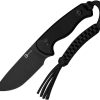 Civivi Timberbark Fixed Blade Knife - Black G10