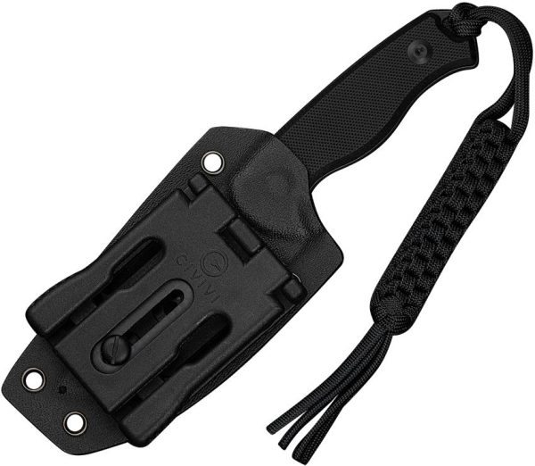 Civivi Timberbark Fixed Blade Knife - Black G10