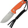 Civivi Timberbark Fixed Blade Knife - Orange G10
