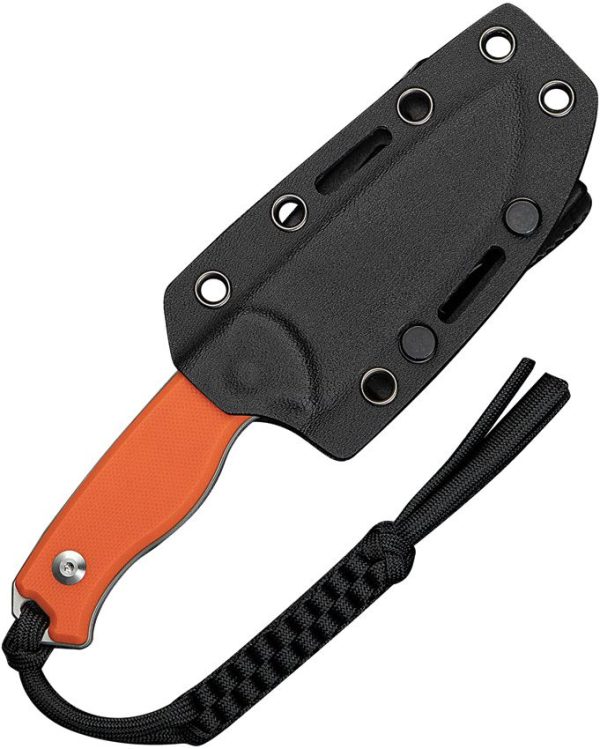 Civivi Timberbark Fixed Blade Knife - Orange G10