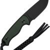 Civivi Timberbark Fixed Blade Knife - Green Canvas Micarta