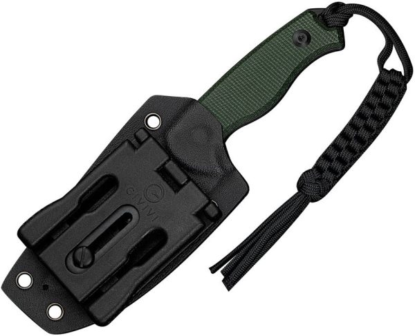 Civivi Timberbark Fixed Blade Knife - Green Canvas Micarta