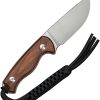 Civivi Timberbark Fixed Blade - Brown Wood 14C28N