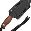 Civivi Timberbark Fixed Blade - Brown Wood 14C28N