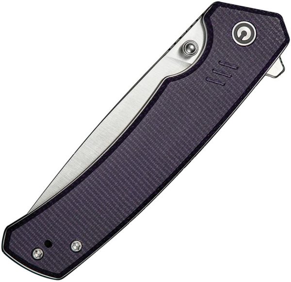 Civivi Merit Linerlock Purple Micarta - 14C28N
