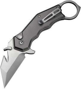 Civivi Amaroq Button Lock Gray Aluminum - Nitro V