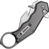 Civivi Amaroq Button Lock Gray Aluminum - Nitro V