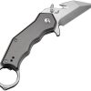 Civivi Amaroq Button Lock Gray Aluminum - Nitro V