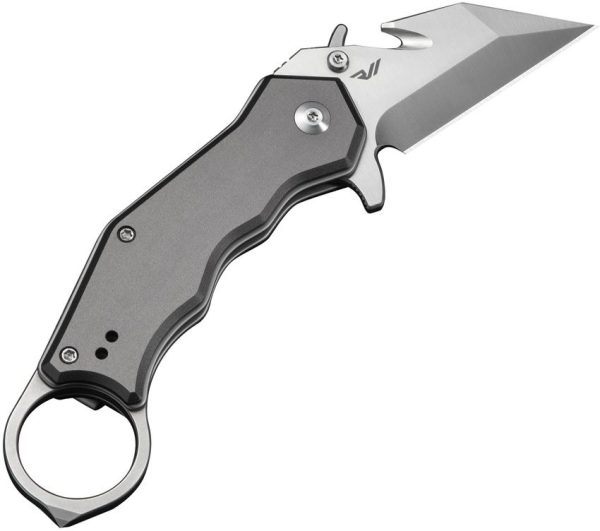 Civivi Amaroq Button Lock Gray Aluminum - Nitro V