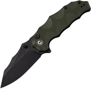 Civivi Natterjack Button Lock OD Green G10 Folding Knife