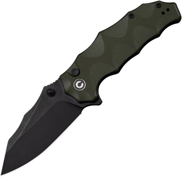 CIVC240281.jpg Civivi Natterjack Button Lock OD Green G10 Folding Knife