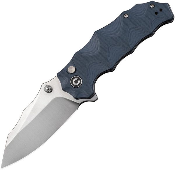 Civivi Natterjack Button Lock Blue G10 Folding Knife